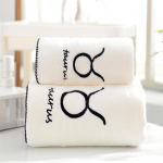 Constellation vannir&auml;tik Pehme imav tikitud LOGO Gift majapidamises kasutatav vannitoar&auml;tik hommikumantel Coral fliisist vannir&auml;tikute komplekt valge