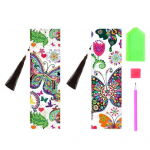 2 tk Teemantmaali j&auml;rjehoidja, erikujuline tutiga erksav&auml;rviline stressi leevendav DIY k&auml;sitsi valmistatud j&auml;rjehoidja B