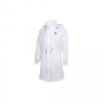 Puma Sportlik Vabaaja Keskmise Pikkusega Kapuutsiga Jakk Naistele &Uuml;ler&otilde;ivad Valge 531460-02 XL