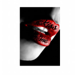 Seksikad punased huulev&otilde;rgust sokid ja k&otilde;rged kontsad plakatid ja prindid Moodsad naiste maalid seinakunstipildid elutoa sisekujunduseks 21x30cm No Framed