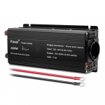 Puhas siinuslaine 1300W pidevne/2600W tipp DC 12V kuni AC 220V Pinge EL Pistikupesad 2 USB-porti Auto Telkimine Muundur Toiteinverter 12V 220V EU Socket must