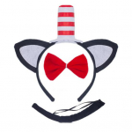 1/3/4/6 tk Kassik&otilde;rvade peapael koos ahjuk&uuml;baraga peakattega Cosplay kost&uuml;&uuml;mikomplekt Juukser&otilde;ngaste aksessuaaride komplekt Peoleenused 3pcs