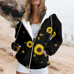 T&otilde;mblukuga kapuuts Naiste pikkade varrukatega dressipluusid s&uuml;gisr&otilde;ivad Suured kapuutsid vabaaja mood jakid S tumesinine