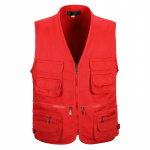 &Otilde;ues kalap&uuml;&uuml;gi vestid Kiirelt kuivavad hingavad mitme taskuga v&otilde;rkjakid Fotograafia Matkavest Army Green Fish Vest XL punane