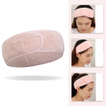 Self-Adhesive Spa Make up Headband Cloth Headband White Stretch Sport 1 Pc roosa