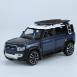 1/32 M&otilde;&otilde;tkava LAND Rover Defender 110 M&auml;nguauto Mudel Sulamist Valatud SUV Heli Valgusega T&otilde;mmatav Mudelauto M&auml;nguasi Poiste Kingitused Kogumine