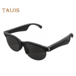 Bluetoothiga &uuml;hilduvad nutikad prillid k&otilde;rvaklapid, veekindlad &uuml;likerged, stabiilsed UV-kaitsega juhtmevabad p&auml;ikeseprillid koos k&otilde;rvaklappidega must