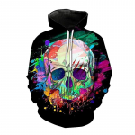 Uued s&uuml;gisesed hiphopi pealuu kapuutsid 3D-prindiga pealuu t&auml;navar&otilde;ivad, pullover, pikkade varrukatega dressipluusid, meeste vaba aja veetmise mood, sviitrid S