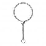 Yousheng naiste kaelakee s&uuml;damekujuline &otilde;&otilde;neskett reguleeritav hip-hop punk stiilis roostevabast terasest peoklubi j&otilde;udlus kaelaehted must