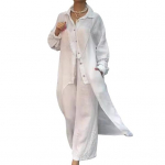 2 tk/komplekt S&uuml;giskevad naiste s&auml;rgip&uuml;kste komplekt pikkade varrukatega rev&auml;&auml;ridega pits mansett n&ouml;&ouml;biga alla Ebaregulaarne &auml;&auml;ris pluus elastsed v&ouml;&ouml;kohad p&uuml;ksid OL pendeldamine XXL valge