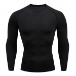 2024. aasta kompressioons&auml;rk Meeste Rashgard Fitness pikkade varrukatega jooksus&auml;rk Meeste spordis&auml;rgi aluss&auml;rk Jalgpall Jersey Spordir&otilde;ivad sukkp&uuml;ksid Asian Size-M