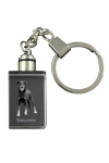 Berger de Beauce, Beauceron, Beauce Sheep Dog - Crystal key ring with dog photo, illuminated key ring, unique gift by Art-Dog brand