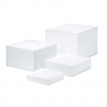 4-osaline Buffee Riser magustoidulaua vitriin, ruumis&auml;&auml;stlikud akr&uuml;&uuml;lkuubikute pesak&otilde;rgused