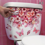 Erinevad rohelised taimed Lilled Seinakleebis Vannitoa WC Dekoratsioon Kleebised Elutoa Kapp Kodukaunistus Isekleepuv seinamaaling