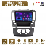 Android Carplay Autoraadio Nissan Tiida C11 2004-2013 jaoks Multimeediam&auml;ngija Pea&uuml;ksus Stereo GPS-navigatsioon BT WIFI 4+64GB 1+16GB,B