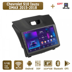 Androidi autoraadio Chevrolet S10 Isuzu DMAX 2015-2018 jaoks Multimeediam&auml;ngija Peaseade Stereo GPS Navigatsioon BT WIFI 1+16GB 1+16GB