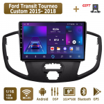 Androidi autoraadio Ford Transit Tourneo Custom 2015- 2018 jaoks Multimeediam&auml;ngija Peaseade Stereo GPS Navigatsioon BT WIFI 1+16GB 1+16GB