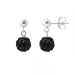 LOVA LOLA VAN DER KEEN - K&otilde;rvar&otilde;ngad - Prestiižiehted - P&auml;ris kristall - 925 Sterling Silver - Pousse System