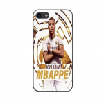Coque Maniacase pour iPhone 7 Kylian Mbappe Real Madrid wallpaper celebration