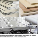 4 t&uuml;kki 1/8 3/16 1/4 5/16 padrun h&otilde;&otilde;rits H7 HSS 6 sirget tera 4pcs