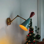 1950ndate keskpaiga sajandi seinavalgusti Itaalia moodne kaasaegne Stilnovo monoliitstiilis diabolos seinavalgustid lamp Halloweeniks j&otilde;uludeks(Vallaline)