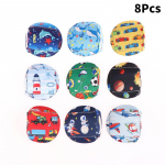 4/8 tk Laste ambl&uuml;oopia silmaplaaster Cartoon &uuml;he lauv&auml;rvi pestav laste strabismust korrigeeriv astigmatismi treeniv lauv&auml;rv Boy 8Pcs