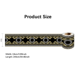 Pikkus 240 cm Luksuslik p&otilde;randaliistud Nurga seinakleebis Vannitoa Kontori klaasist v&ouml;&ouml;joon Kodusisustus Veekindel p&otilde;rand Lainejuht Kunsttapeet 10cmX240cm