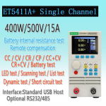 ET5410 ET5420 DC Elektrooniline Koormustester 400W Aku Kondensaatori Tester &Uuml;he-/Kahekanaliline Programmeeritav DC KOORMUS 150V/500W 40A