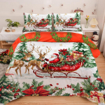 3 tk Sled Vanurite tekikate Armas p&otilde;hjap&otilde;trade komplekt Voodipesu komplekt (1 tekikott ja 2 padjap&uuml;&uuml;ri) J&otilde;ulum&ouml;&ouml;bli kaunistus ilma t&auml;idiseta/s&uuml;damikuta EUsingle135x200cm