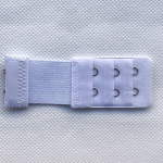 Naiste rinnahoidja pikendus, 3 rida, 2 konksu, elastne reguleeritav, pikendatav aluspesu klamber 1PC valge