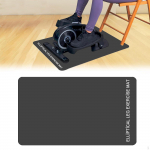 Leg Exerciser Non Slip Mat Floor Protector Stability Adults Cushion for under Desk Elliptical