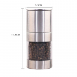 High Quality Stainless Steel Manual Salt Pepper Mill Grinder Portable Kitchen Mill Muller Tool