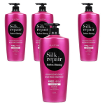 Elastine Silk Repair Perfect Shining Gold Silk Conditioner, 1.2L, 4 pieces black