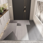 Mustusekindel sissep&auml;&auml;su uksematt, &otilde;ues, pehme k&ouml;&ouml;givaip, libisemiskindel p&otilde;randakaitse, tervitus uksematt 100*140cm