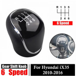 H&otilde;bedane / must 6-k&auml;iguline auto manuaalk&auml;igukasti nupp Hyundai IX35 2010-2016 jaoks must