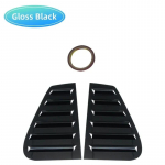 VW Golf 4 MK4 1997-2006 jaoks Auto Tagumised Kolmnurksed Rulood Lamellkatted Kaitsekleebised ABS-plastikust Tagaklaasi Aknaluuk