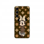 Coque Samsung Galaxy S24 FE minnie DISNEY LV MARRON Maniacase