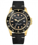 Mathey-Tissot Mathy Vintage Nahkrihm Must T&auml;hikuga Kvarts H900PLN Meeste K&auml;ekell must