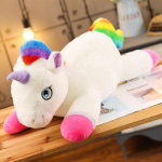 Rainbow Unicorn pl&uuml;&uuml;sis m&auml;nguasi, pehme t&auml;idisega hiiglaslik suurus Unicornio nukk looma hobune j&otilde;ulukingitused lastele lastele 40cm