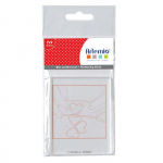 Bloc de positionnement - Non sp&eacute;cifi&eacute; - 9 x 7 cm - Pour tampons transparents - Mixte - Pr&eacute;cision d'application