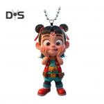 Multifilmi stiilne nuku ripats Filmi teema Multifilmi tegelane akr&uuml;&uuml;list v&otilde;lu auto tahavaate peegli kott V&otilde;tme rippuv ornament punane