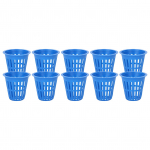 10 TK Istutuskorv H&uuml;dropooniline kultiveerimiskorv Plastist taimev&otilde;rgust tass r&otilde;duaia Sinine jaoks sinine