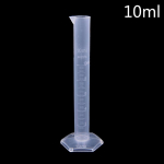 10/25/50/100/250 ml plastikust m&otilde;&otilde;tesilindriga laboritesti gradueeritud toru 10mL