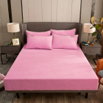 WASART Talvine soe korallifliisist voodilina elastne madratsi kate paaris voodipesu 2 inimesele luksuslik kaheinimesevoodi termovoodi Pillowcase No sheet