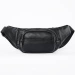 Esimene kiht nahast v&ouml;&ouml;kott Moodne &otilde;lakott Vaba aeg Sport Fitness Mugav Crossbody kott must