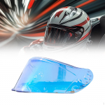 Helmet Visor Lens Anti Scratch Easy to Install Parts Premium Lightweight High Performance sinine
