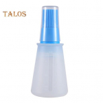 &Otilde;lipintsli pudel m&otilde;&otilde;tekorgiga Toidukvaliteediga silikoonharja l&auml;bipaistva skaalaga keermega disain Paindlik keha&otilde;li kontroll BBQ Camping sinine