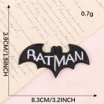 Tikandid Inglise t&auml;hed mustvalged plaastrikleebis r&otilde;ivaaksessuaarid m&auml;rk tikandid m&auml;rk tikandid riidest kleebis C5L-C-2-3