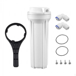 Water Filter Housing 1/4 Port Accessories, Easy to Install Premium Spare Parts Direct Replaces for