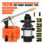 Protable 12V 100W 200PSI k&otilde;rgsurveveepumba pihusti 6M pikkuse toruga autolaadija juhtmega